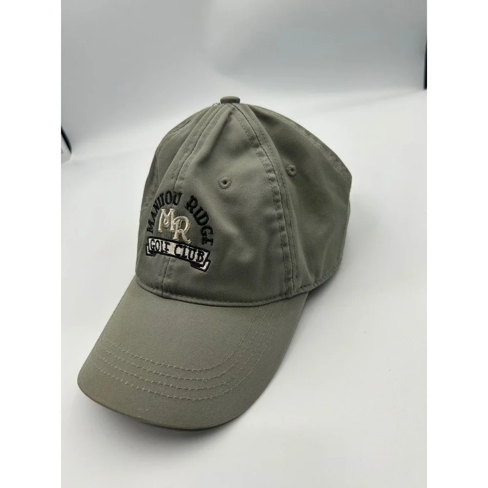 Ahead‎ Pima Manitou Ridge Golf Club Hat Olive Green Strapback Cotton Cap